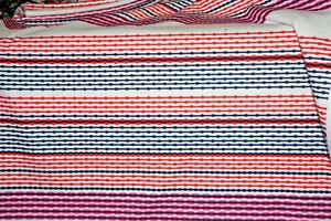 Double Knit Stripe Fabric Apparel Geometric Dots BY the Yard Bfab - Picture 1 of 4