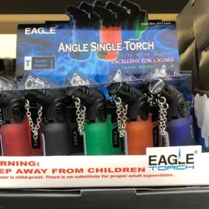 Lot of 3 Eagle Torch ANGLE SINGLE Torch Lighter Butane Refillable - Picture 1 of 1