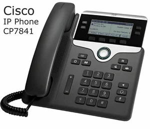 Cisco CP7841 CP-7841-K9 Voip Voice Over IP Phone For Ip-Telefonie - Zdjęcie 1 z 3