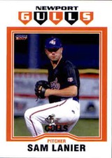 2017 Newport Gulls Choice #14 Sam Lanier Maitland Florida FL - NM Baseball Card