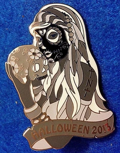 TNT HOLLYWOOD HARD ROCK HALLOWEEN GITANO AZÚCAR CALAVERA NIÑA DÍA MUERTO CAFÉ PRENDEDOR LE50 - Imagen 1 de 1