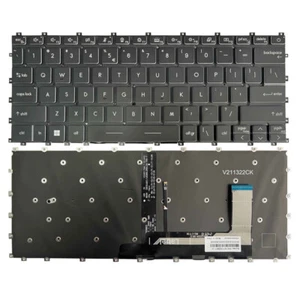 NEU für MSI Modern 14 C11M (MS-14J3)/C5M/C7M (MS-14JK) Laptop Tastatur USA Hintergrundbeleuchtung - Bild 1 von 4