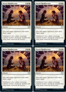 MTG - 4x SECRET RENDEZVOUS - Strixhaven (U) - Bild 1 von 1