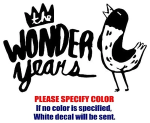 The Wonder Years Rockmusik JDM Vinyl-Aufkleber Autoaufkleber Fenster Stoßstange Laptop 7" - Bild 1 von 3