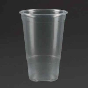 Disposable Pint Glasses 50 x Strong Plastic Flexi Glass 20oz UKCE Pint to Brim - Picture 1 of 3
