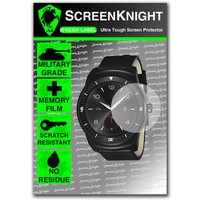 ScreenKnight LG G Watch R FRONT SCREEN PROTECTOR invisible Military Grade shield