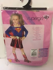 Supergirl Halloween Kostüm Mädchen Medium 5-7 Superheld Verkleiden - Bild 1 von 6