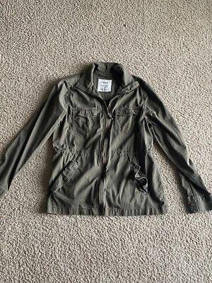 Chaqueta verde con cremallera Sonoma para mujer - talla S Foto 1 de 4