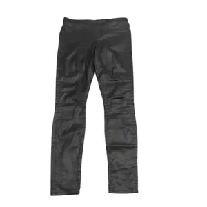 Helmut Lang Hose Damen schwarz Leder Skinny Fit Freizeit Pull On Leggings 30x30 - Bild 1 von 7