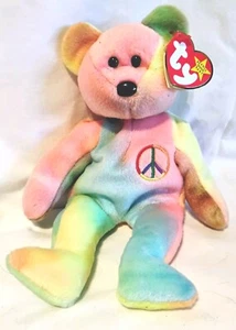 Peace Beanie Bear - Picture 1 of 2