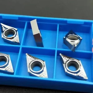 For Aluminum DCGT11T304-AK N01 DCGT32.51 Carbide Aluminum inserts Cutter blade - Picture 1 of 4
