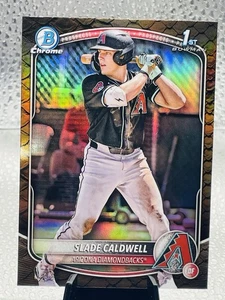 Slade Caldwell 1er REPTILLIAN REFRACTOR 2025 Bowman Chrome Diamondbacks #BCP-21 - Imagen 1 de 2