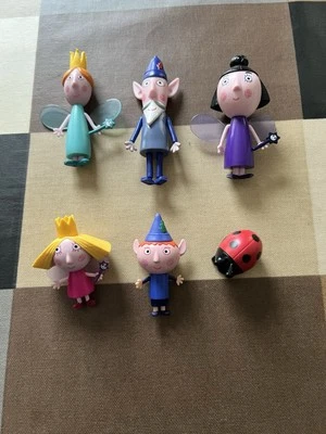 Ben & Holly’s Little Kingdom Bundle Figures Toys X 6 Queen Gaston Nanny Plum Etc - Image 1 of 3