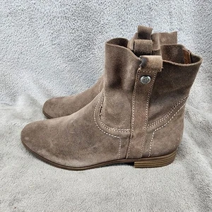 Frye Shoes Womens Size 6.5 Sarah Shortie Brown Suede Ankle Booties - Picture 1 of 12