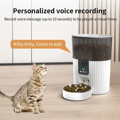 Smart Automatic Pet Feeder with HD Camera, 2-Way Audio & Voice Control. - Image 1 of 4