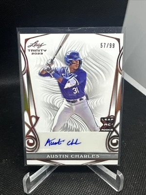 2023 Leaf Trinity - Austin Charles #BA-AC1 Bronze /99 (AU, RC) - Image 1 of 2