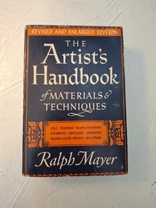 The Artist's Handbook of Materials & Techniques by Ralph Mayer 1964 Signed by... - Imagen 1 de 13