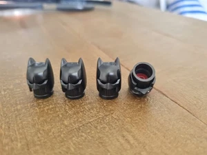4 x Lego Novelty Batman Minifigure Valve Dust Caps VW Ford BMW Car Bike - Picture 1 of 1