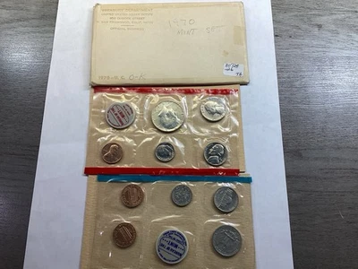 1970 PDS Uncirculated Mint Set w/Original Mint Packaging Cello 110725 26ta - Image 1 of 4