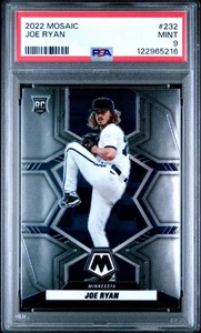 2022 Panini Mosaic #232 Joe Ryan Rookie PSA9 - Picture 1 of 2