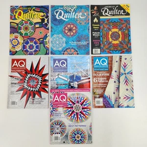 Lot 7 AQ American Quilter Quilt Magazines 2001-2018 Quilting Patterns Projects - Bild 1 von 11
