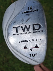 FOREMOST TWD Total Weight Distribution Utility 3 Iron 18° Steel Shaft 38.5” RH - Picture 1 of 19