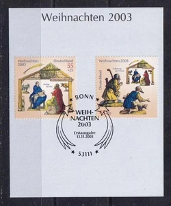 Germany Vintage 2003 Christmas Surcharge Welfare Mi 2369 2370 ESST - Picture 1 of 1