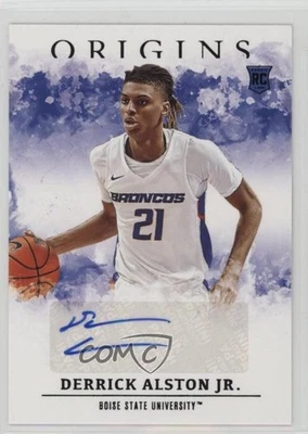 2021 Panini Chronicles Draft Picks Origins Rookie Black Derrick Alston Jr Auto - Image 1 of 2