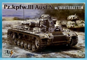 Takom 1/35 8011 Pz.Kpfw. III Ausf. N w/Winterketten (Blitz) Complete Kit - Picture 1 of 2