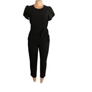 Calvin Klein eleganter schwarzer Damen Jumpsuit mit Bindeband Größe 4  - Bild 1 von 9