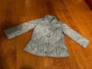 Hellblauer Mantel mit Rundhalsausschnitt Mädchen XS - Bild 1 von 6