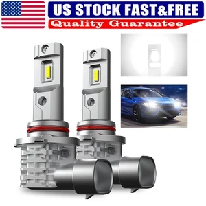 AUXITO Fanless 9005 LED Headlight Bulbs High/Low Beam Fog Light 40000LM White X2 - Picture 1 of 16