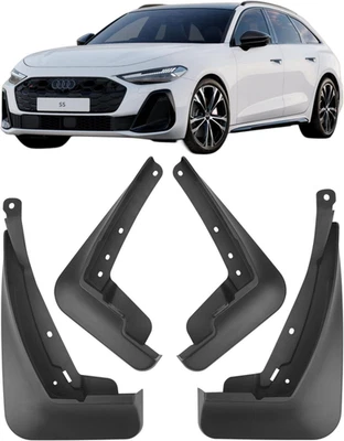 Genuine Full Set Splash Guards Mud Flaps For 2025-2026 Audi S5 A5 S-Line Avant - Image 1 of 4