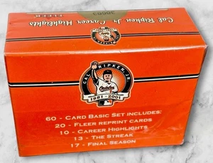 Cal Ripken JR. Fleer 2001 Career Highlights 60 Card Boxed Set Orioles NEW Sealed - Picture 1 of 5