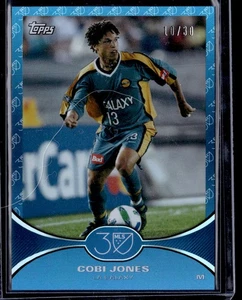 Cobi Jones 2025 Topps MLS 30th Anniversary Collection 30th Blue Foil #12 /30 - Picture 1 of 2