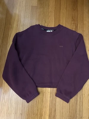 Women's Ladies, Vans Sweatshirt, Cropped Size Xl - Image 1 of 4