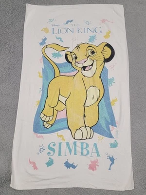 Vintage Lion King Simba Towel Youth 1990s Disney Movie Cartoon Collectible Beach - Image 1 of 4