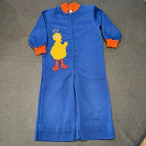 Vintage JCPenney Sesamstraße großer Vogel Kleinkind Overall 3T - Bild 1 von 14