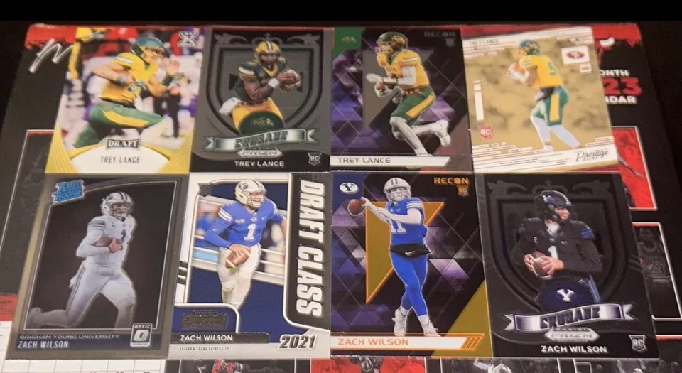 ⭐️ROOKIE CARDS  TREY LANCE🔥PLUS ZACH WILSON ORANGE FOIL🔥NFL ROOKIE CARDS⚡️ - Image 1 of 3