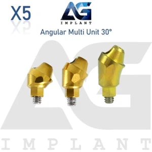 5 Angular Multi Unit 1.6 Prosthetic System 30° Int Hex With Screw - Picture 1 of 4