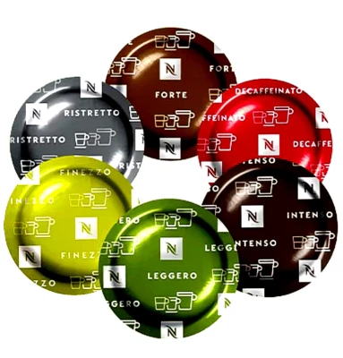 NESPRESSO PRO PODS X 120 CAPSULE MEDIUM BUSINESS PACK 15 X 8 FLAVOURS BBF 01/26 - image 1 of 2