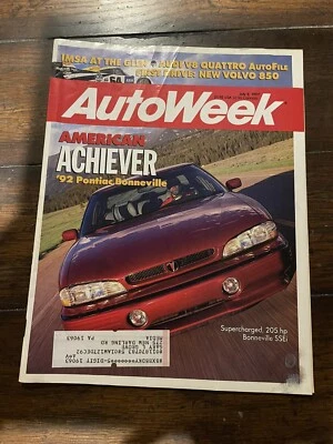AutoWeek Magazine July 8, 1991 Foto 1 de 4