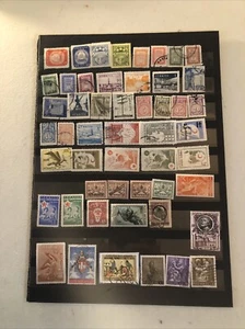 Collection Of Foreign Mint Used On Pages Cards Europe Estonia Albania n516 - Picture 1 of 12