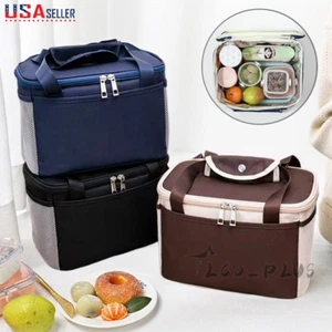 Insulated Lunch Bag Adult Lunch Box for Work School Men Women Kids Leakproof US - Picture 1 of 14