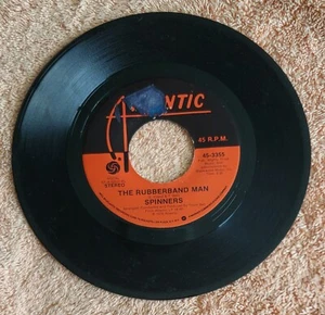 Spinners "The Rubberband Man & Now That We're Together" 45 RPM 7" Vinyl Record - Picture 1 of 2