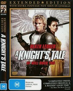A Knight's Tale DVD (Region 4) VGC Extended Edition Heath Ledger
