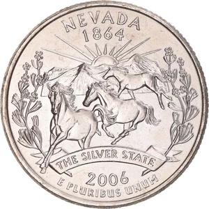 [#1045820] Coin, United States, Nevada, Quarter, 2006, U.S. Mint, Philadelphia,  - Picture 1 of 2