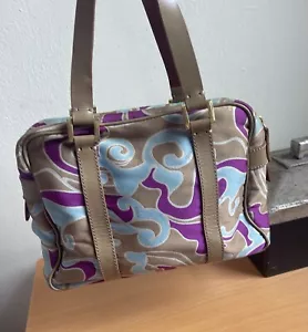 FENDI SWIRL PSYCHEDELIC SILK SHOULDER BAG SMALL ITALY - Bild 1 von 14
