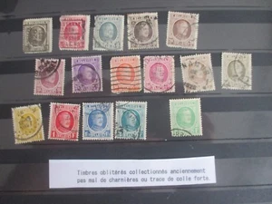 Lot de 14 timbres - Belgique - Roi Albert I - oblitérés - Imagen 1 de 1