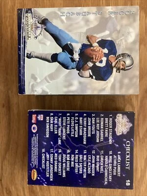 1994 Ted Williams Complete Football (90 Cards) and Pog Sets (18 Pogs) - Image 1 of 4